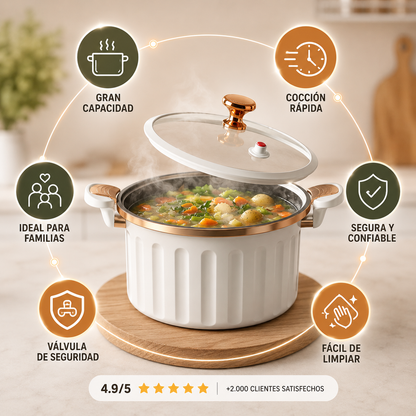 Olla MicroPresión Antiadherente Premium 10L