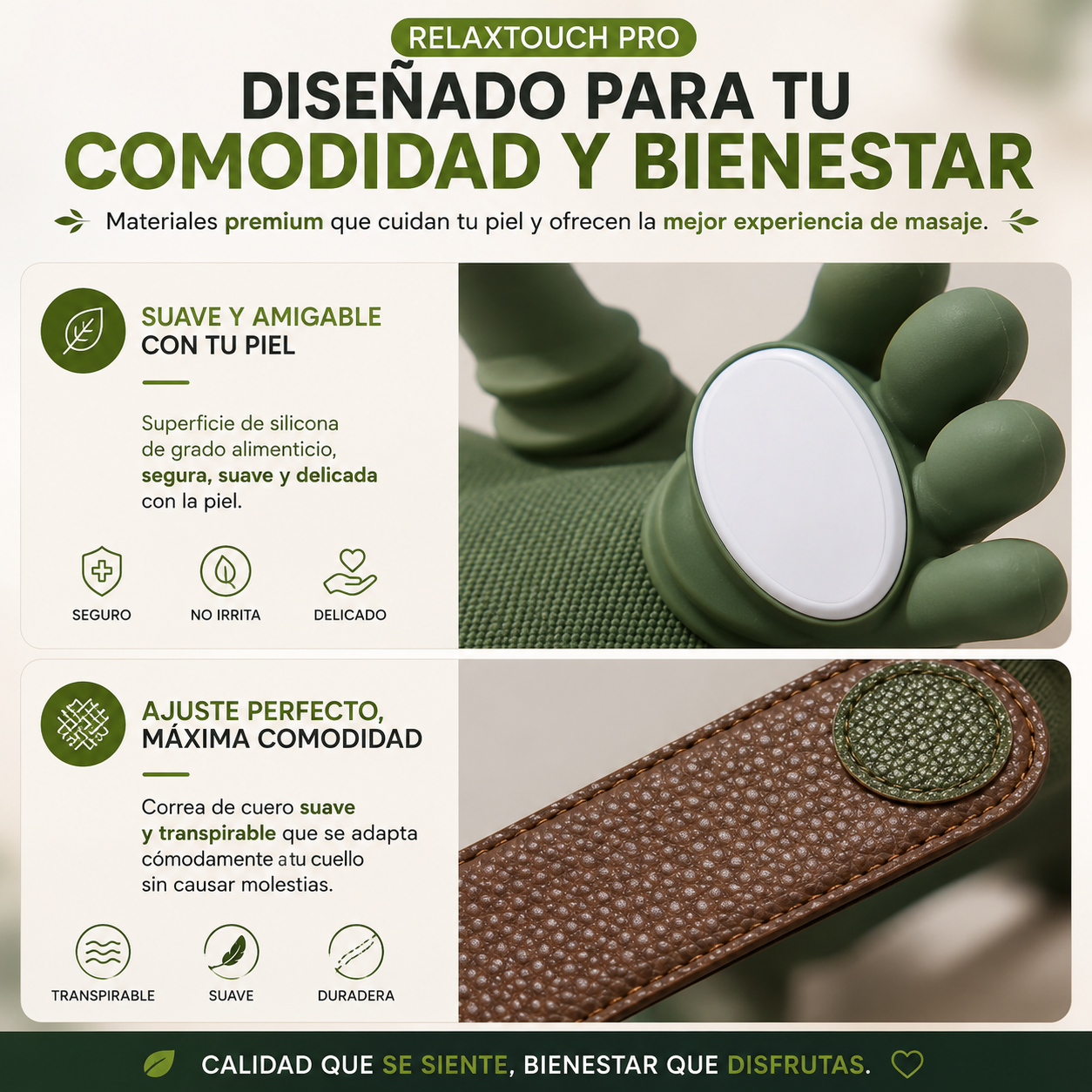 El Masajeador  Inteligente Que Relaja Cuello Y Hombros En Minutos- RelaxTouch Pro