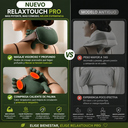 El Masajeador  Inteligente Que Relaja Cuello Y Hombros En Minutos- RelaxTouch Pro