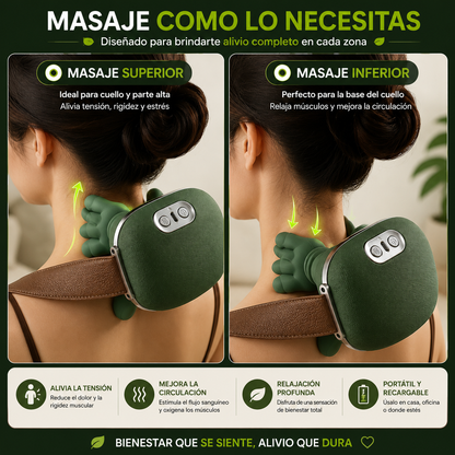 El Masajeador  Inteligente Que Relaja Cuello Y Hombros En Minutos- RelaxTouch Pro