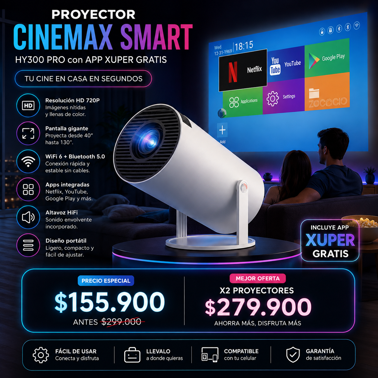 PROYECTOY HY 300 ULTRA