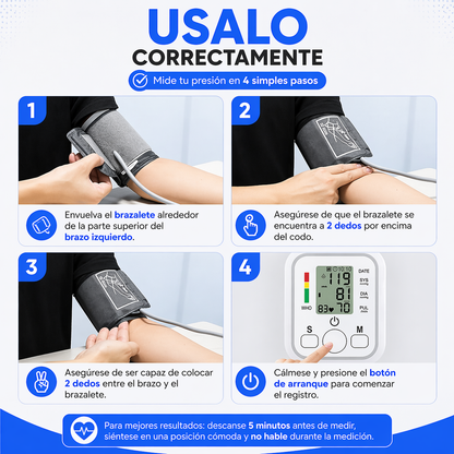 SmartTensión Plus- Controla tu presión y pulso en casa sin complicaciones y con guía por voz