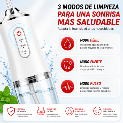 OralClean® Irrigador de Ultima Generación + Kit de Accesorios Gratis