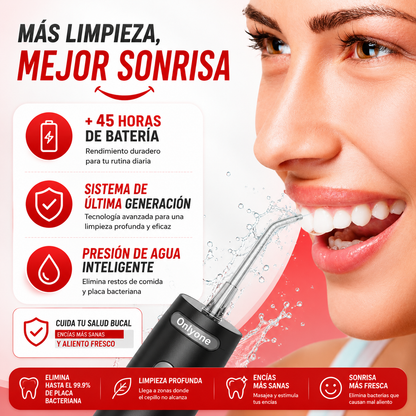 OralClean® Irrigador de Ultima Generación + Kit de Accesorios Gratis