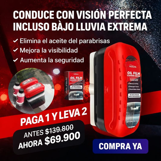 Limpiavidrios AntiLluvia PRO - Conduce con visión perfecta incluso bajo lluvia extrema
