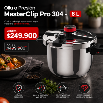 OLLA DE PRESION DE 6 LITROS