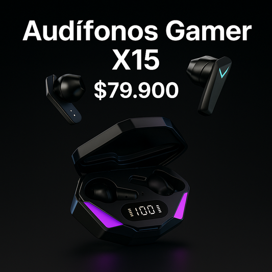 Audífonos x15 Bluetooth gamer