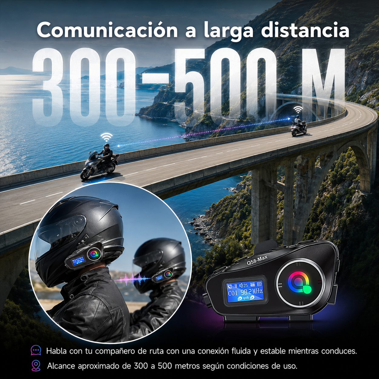 COMBO Q58 2 INTERCOMUNICADORES