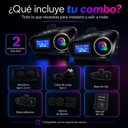 COMBO Q58 2 INTERCOMUNICADORES